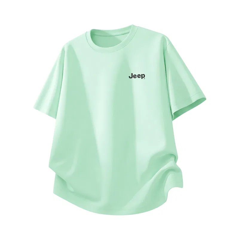 Детская футболка с коротким рукавом Jeep, Aqua Green/E Black Logo Silicone K