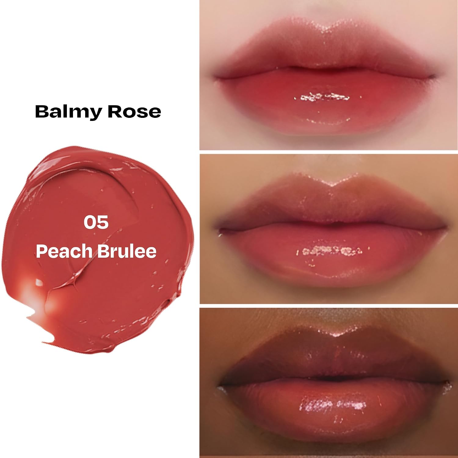 Кремовый тинт для губ и щёк Lip Potion Balmy Rose, тон 5 Peach Brulee — фото 2