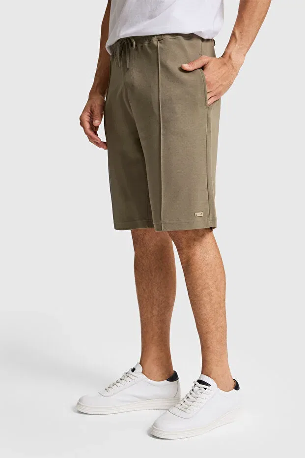 Мужские шорты с принтом U.S. Polo Assn., Khaki — фото 4