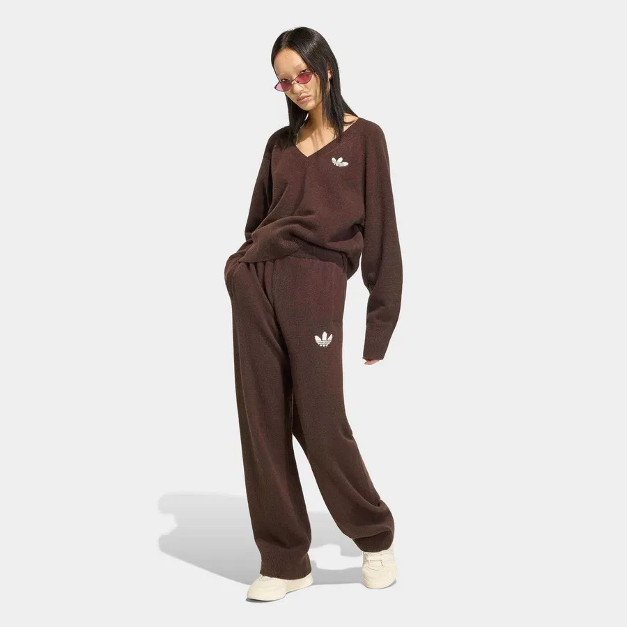 Спортивные штаны adidas Essentials Knit, Коричневый — фото 3