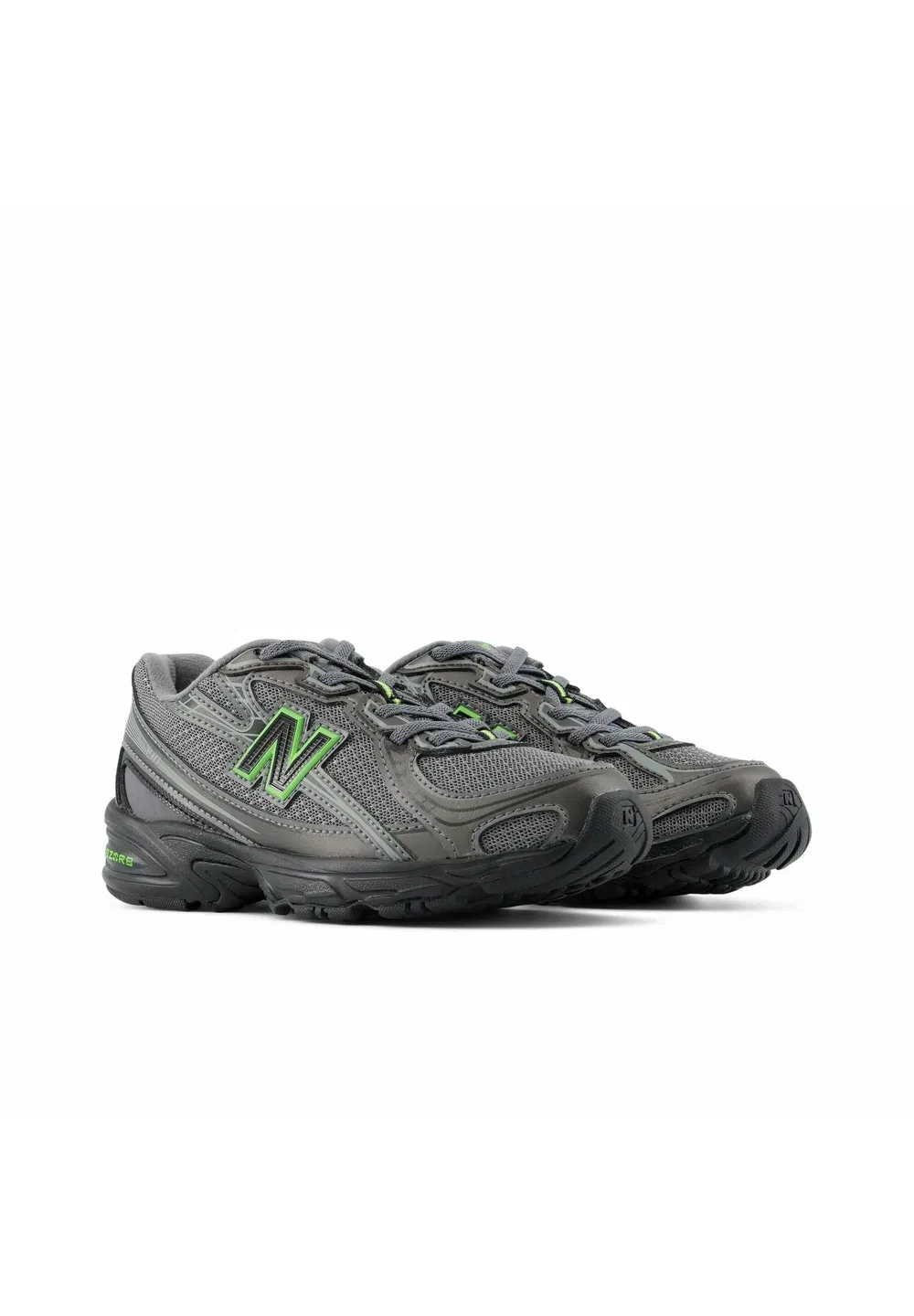 740 - тренеры New Balance, Black Metallic Alkaline Green — фото 2