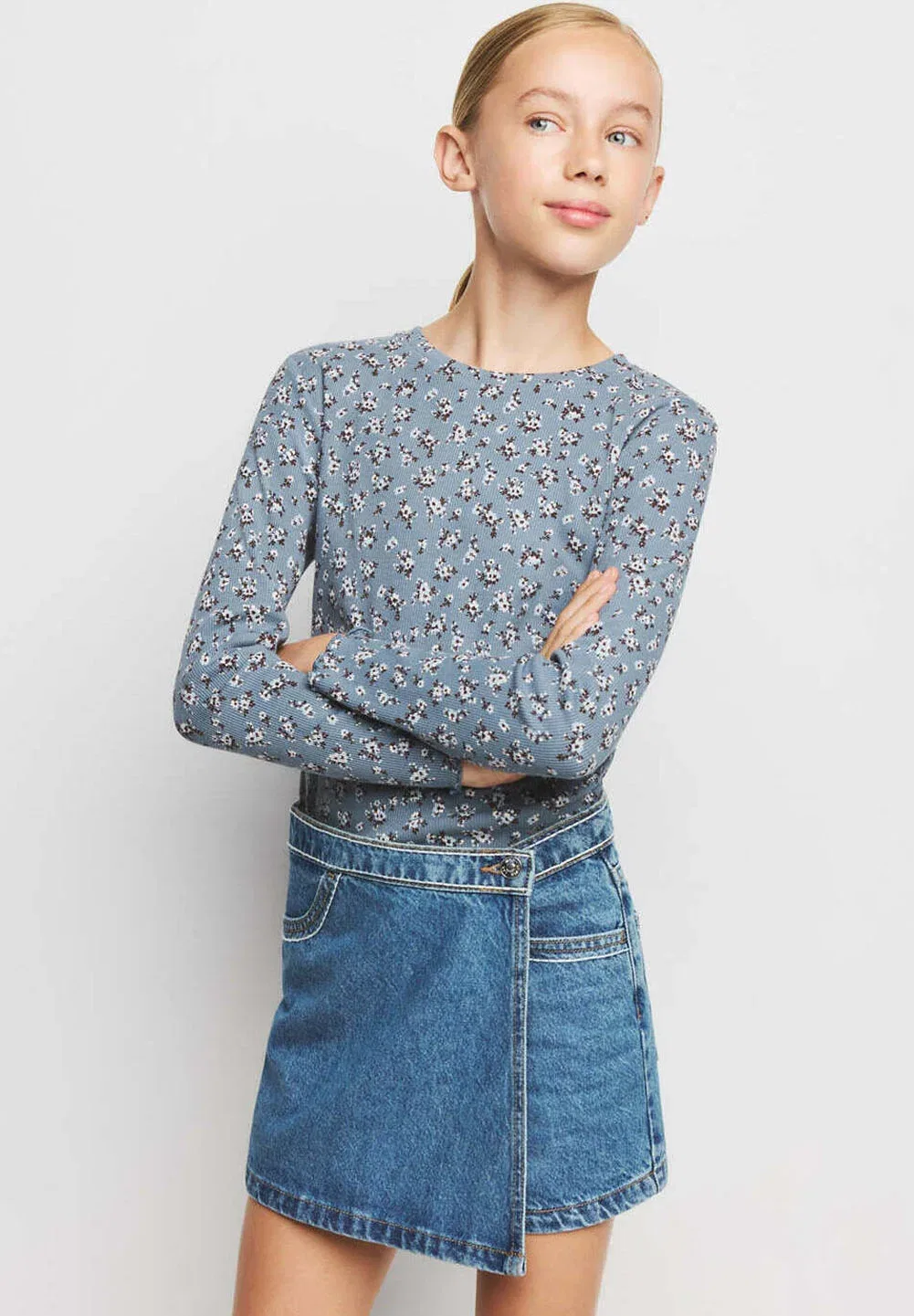 Детские джинсовые шорты Mango Kids, Dark Blue