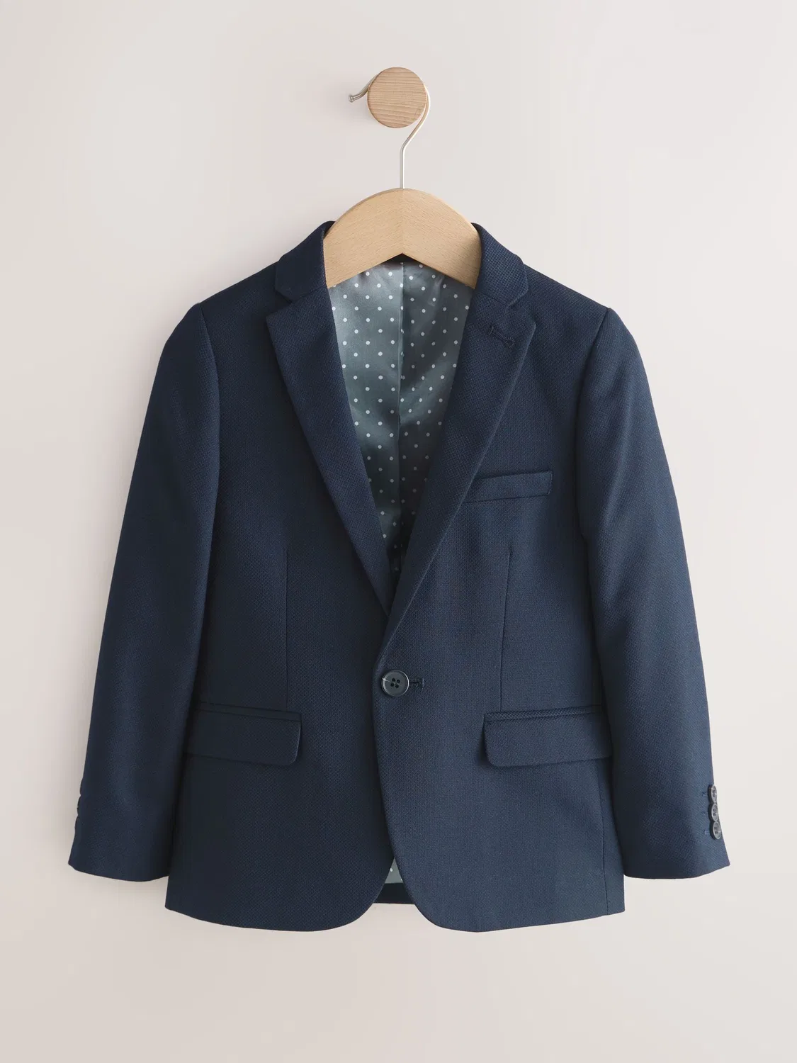 Пиджак классический Navy Suit Jacket Next, темно-синий