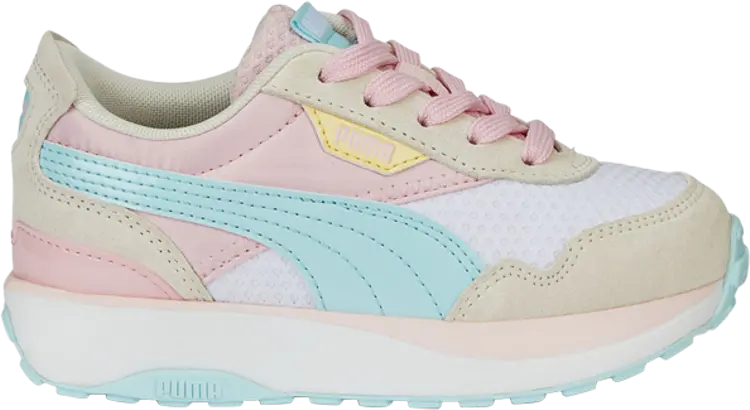 

Кроссовки Puma Cruise Rider Peony Little Kid Almond Blossom Light Aqua, розовый
