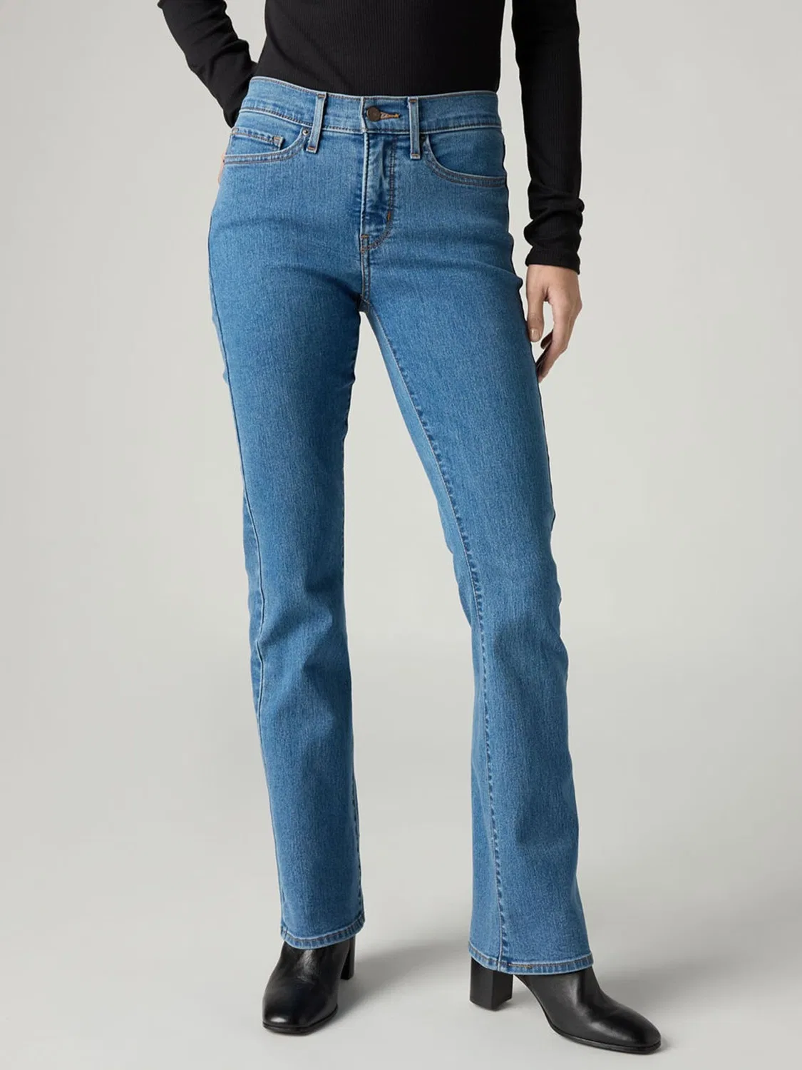 Джинсы буткат shaping Levi's, синие