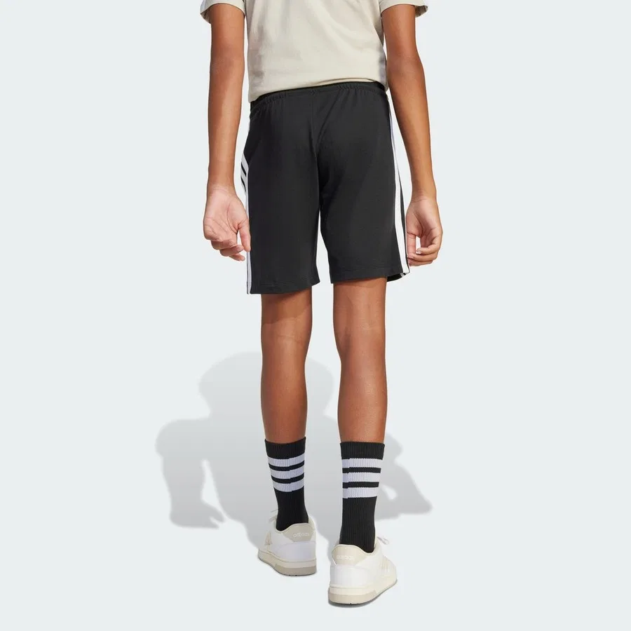 Шорты спортивные с принтом Sportswear JE0310 Essentials Shorts Kids adidas, Черно-белый — фото 4