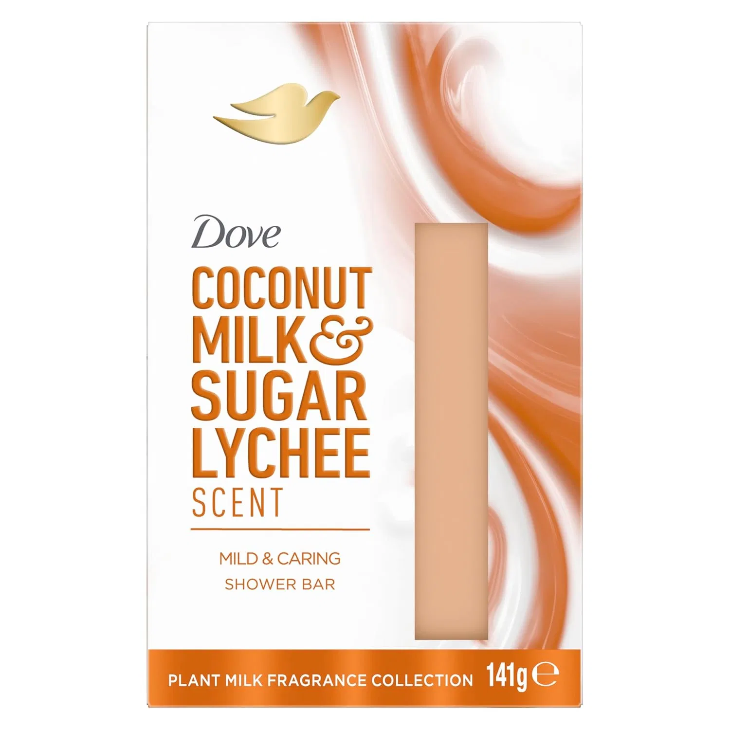Твердый гель для душа Dove Coconut Milk & Sugar Lychee, 141 г
