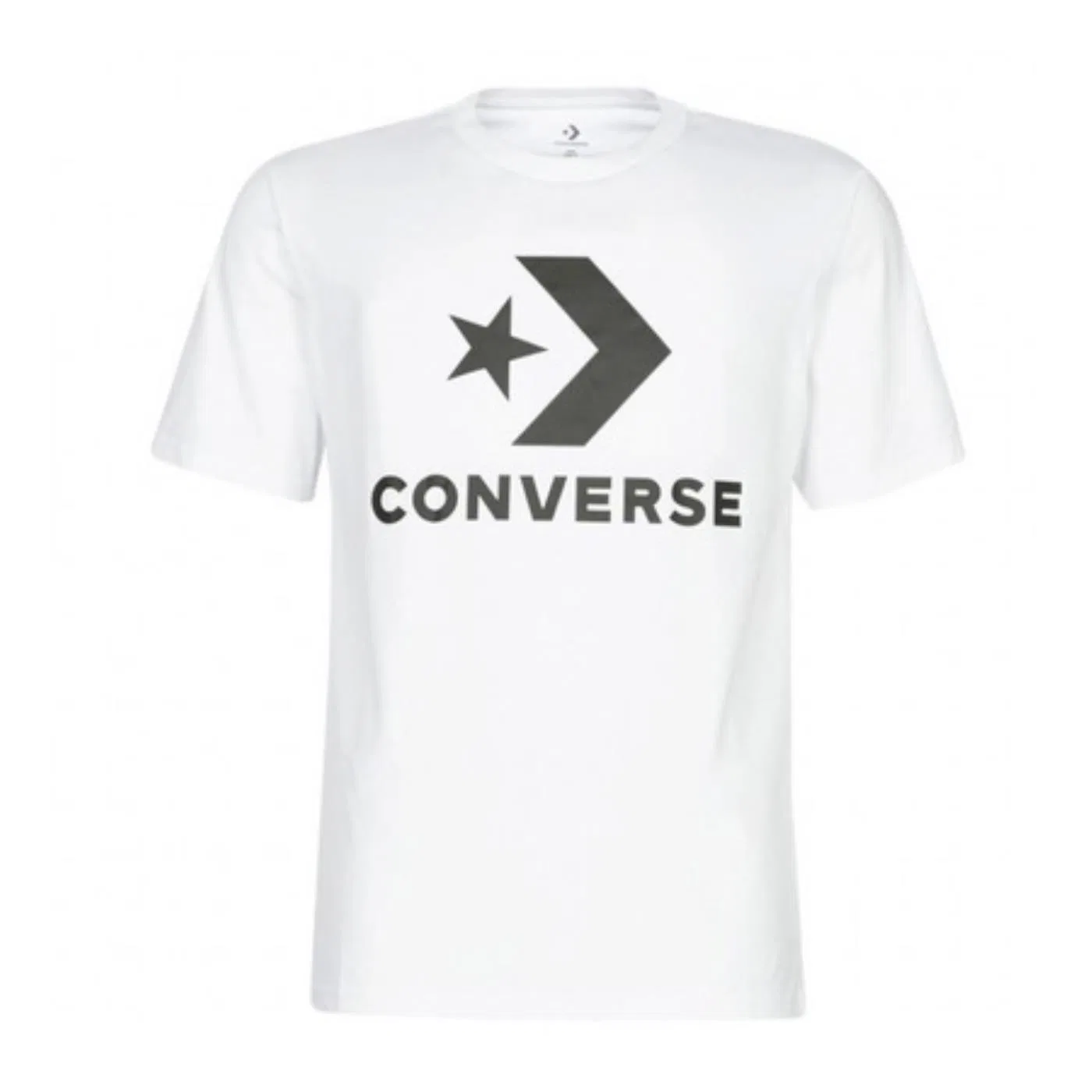 Детская хлопковая футболка Converse Star Chevron, Weiß