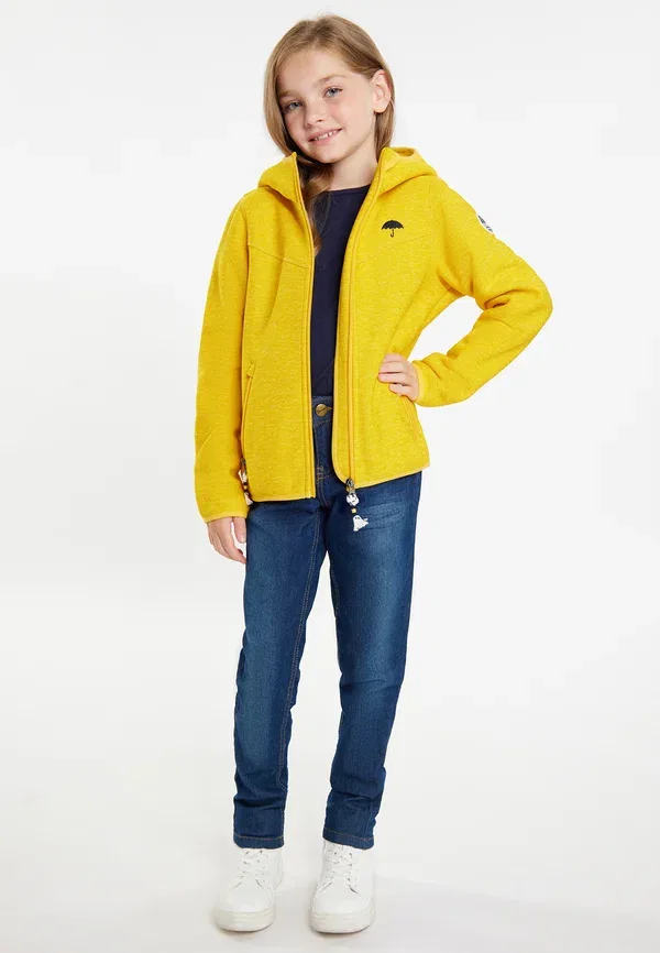 Куртка флисовая Light jacket Schmuddelwedda, dunkelgelb melange, желтый