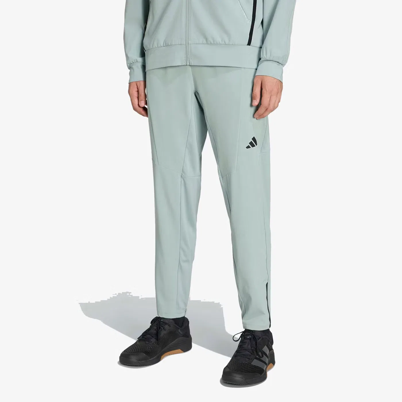Джоггеры тренировочные с зауженным кроем D4T Adidas, шалфейный — фото 2