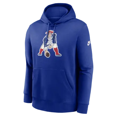 

Худи Nike New England Patriots Rewind Club Logo Men’s NFL Pullover Hoodie, цвет Old Royal