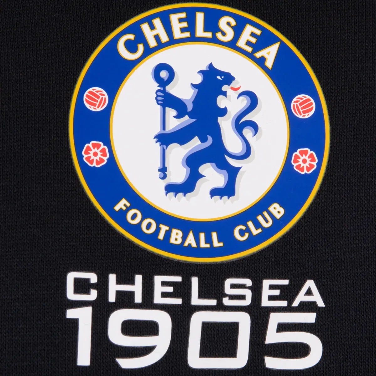Детское худи на молнии Chelsea Fc, Black — фото 2