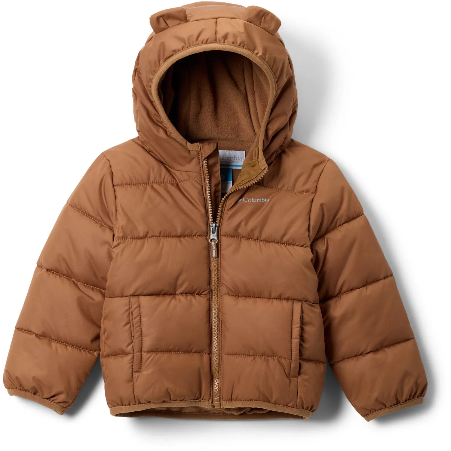 Куртка утепленная с капюшоном Tiny Bear Columbia, Camel Brown