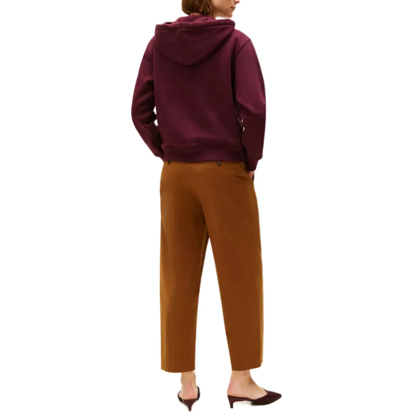 Женский свитшот Tommy Hilfiger, Dark Red XIH — фото 4