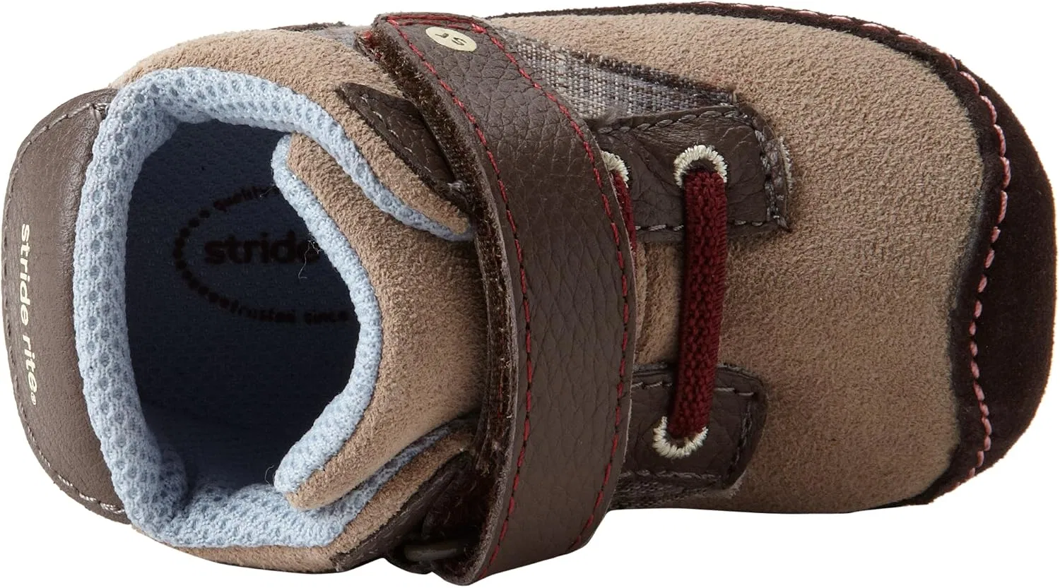 Детские кроссовки для мальчиков Brent Stride Rite, Brown/Plaid — фото 4