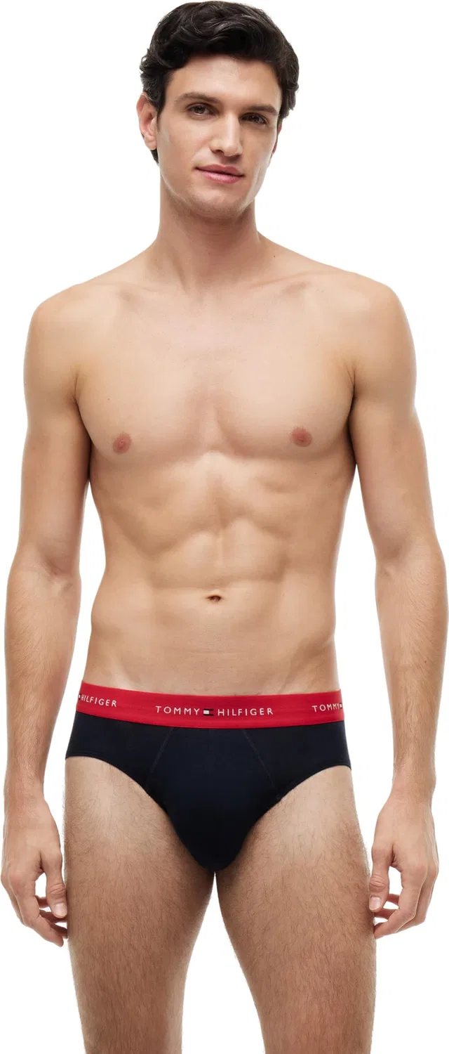 Мужские трусы-слипы с принтом Tommy Hilfiger, Multi (Primary Red/White/Desert Sky) — фото 3