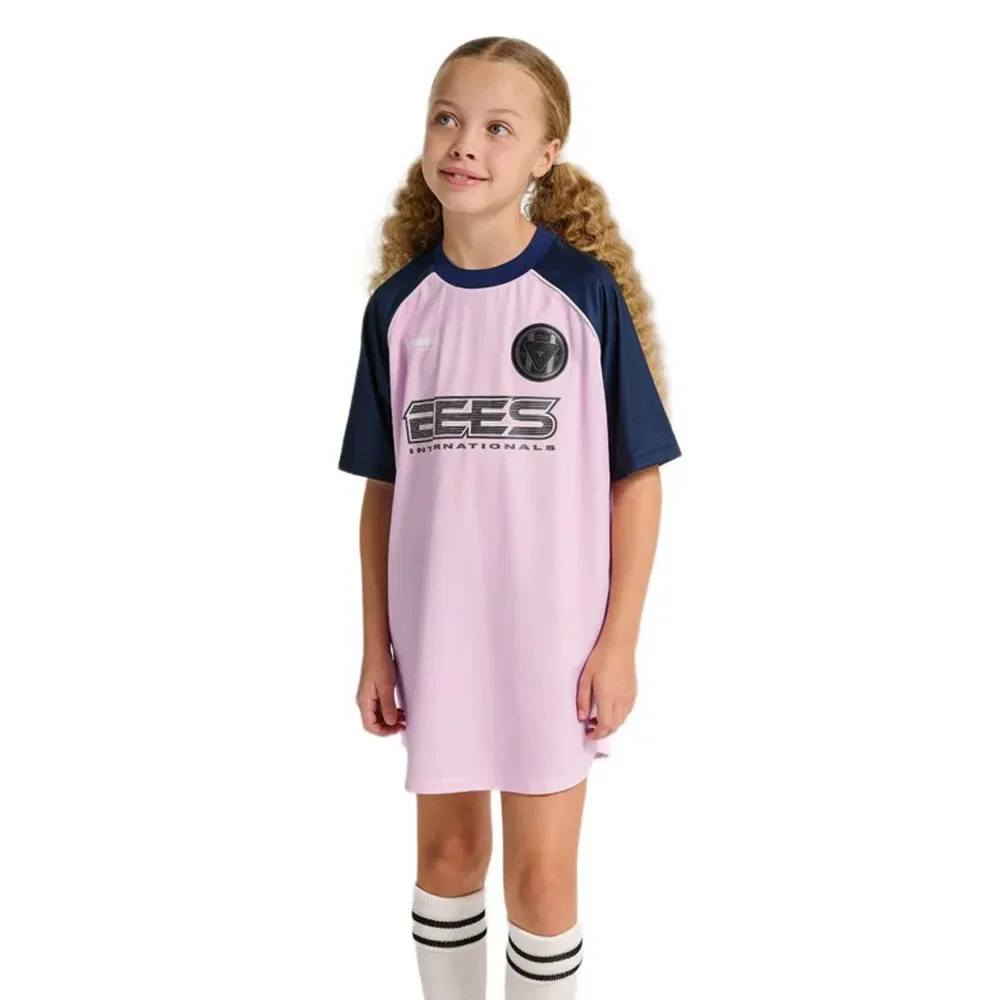 Платье короткое с коротким рукавом Hummel Loose Tiger, розовый