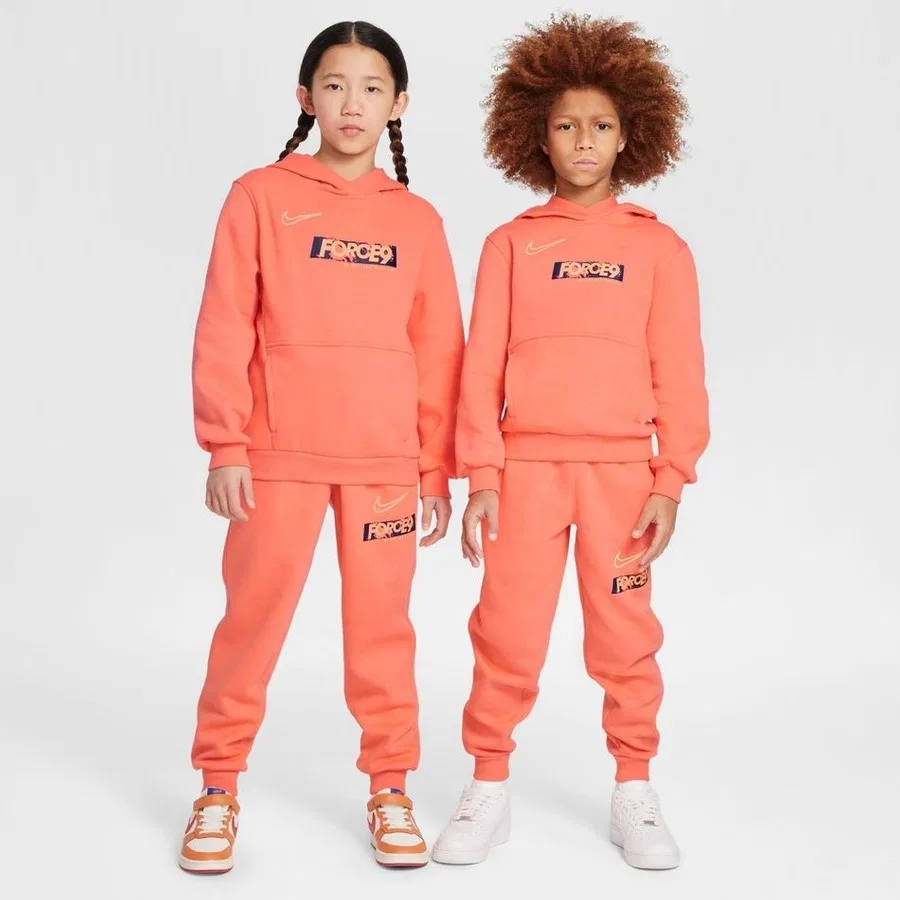 Свитшот детский с капюшоном Erling Haaland Club Fleece Nike, Оранжевый