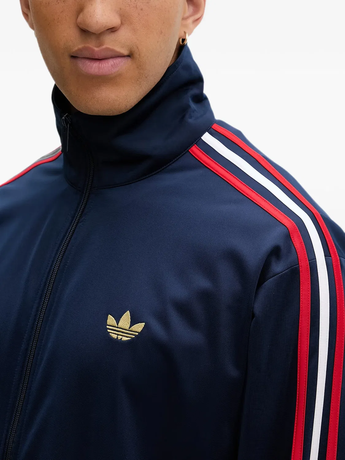Adidas Спортивная куртка Firebird Синий — фото 4