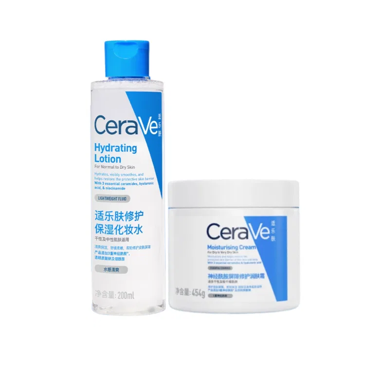 Набор кремов CeraVe C Cream и Hydrating Lotion, CeraVe, Blue