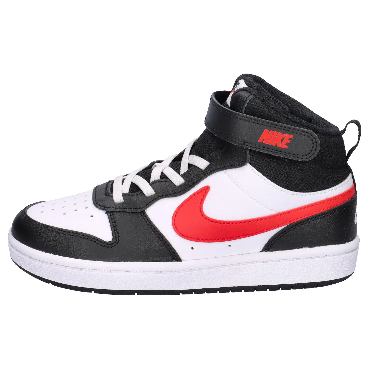 Детские кроссовки с высоким верхом Nike Court Borough Mid 2 BPV, White Red — фото 2