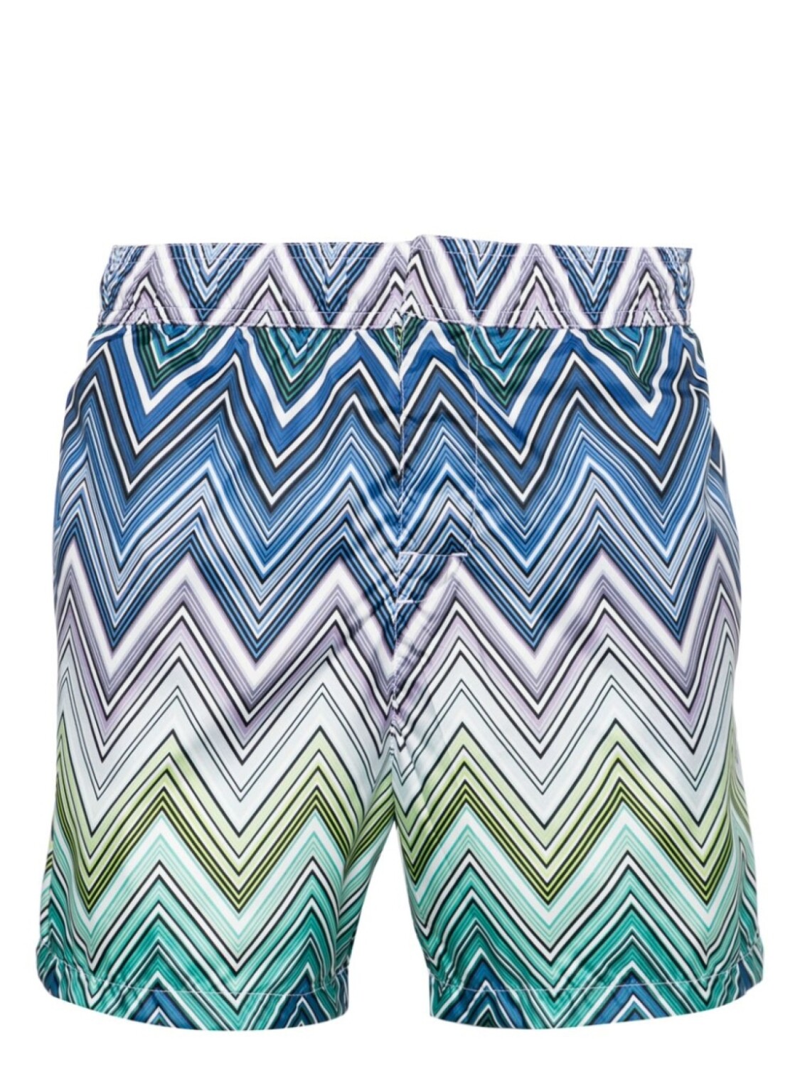 

Missoni плавки-шорты с узором зигзаг, синий