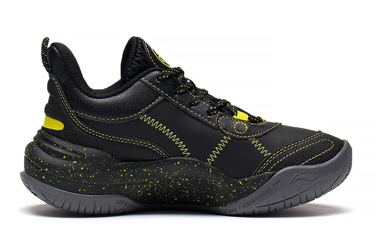 Баскетбольные кроссовки Thunder Rim Low Kids GS Low-top Black/Yellow Lining Young — фото 2