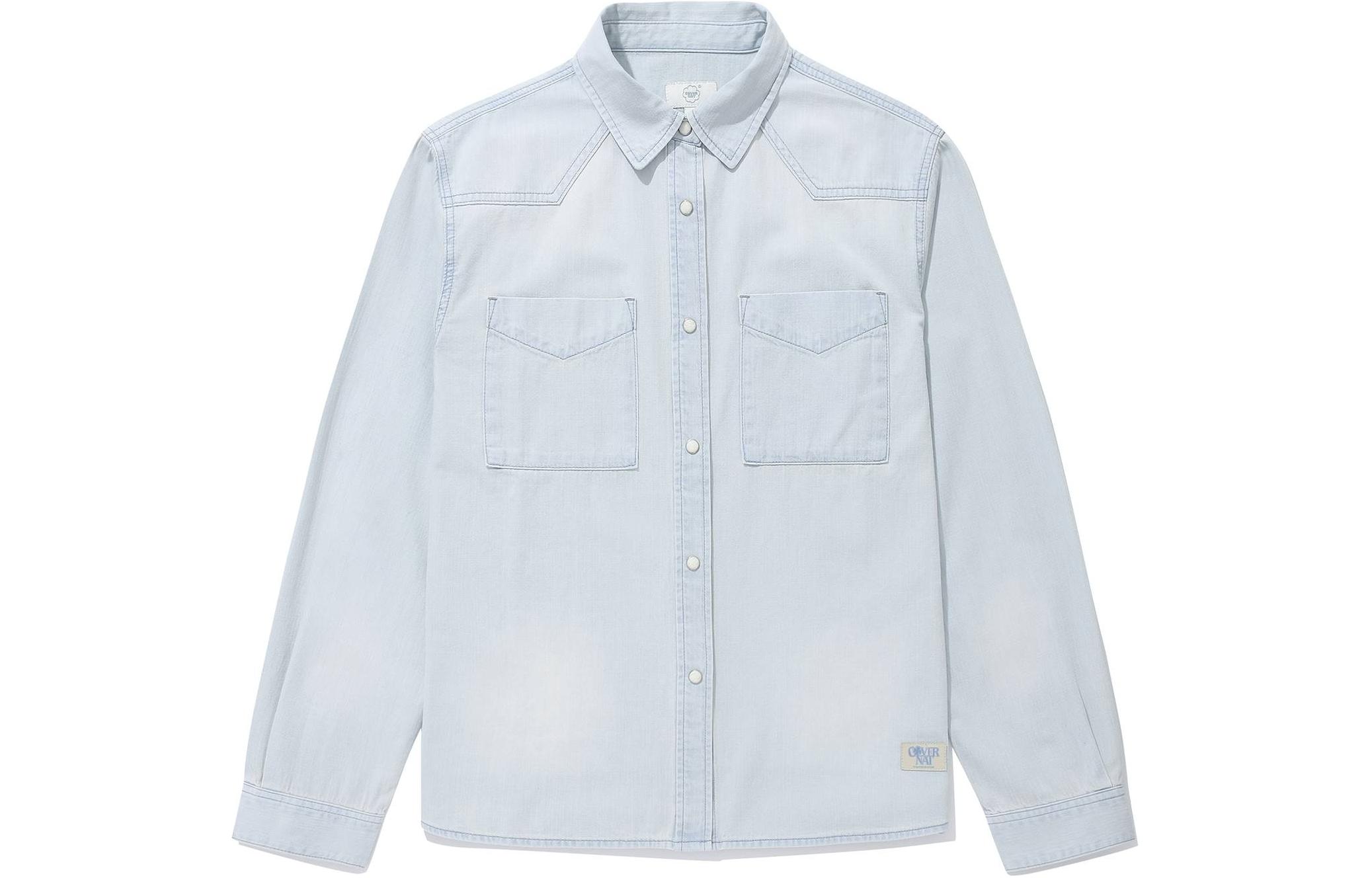 

Женская рубашка SS24 COVERNAT, голубой