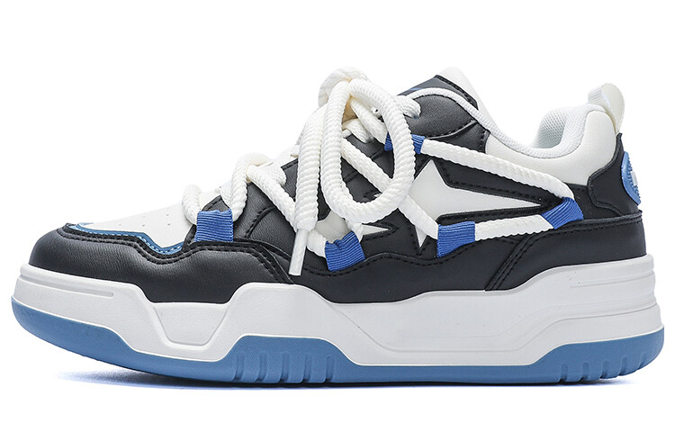 

Кеды мужские, обувь для скейтбординга низкая Белый/Черный Синий Warrior 1927