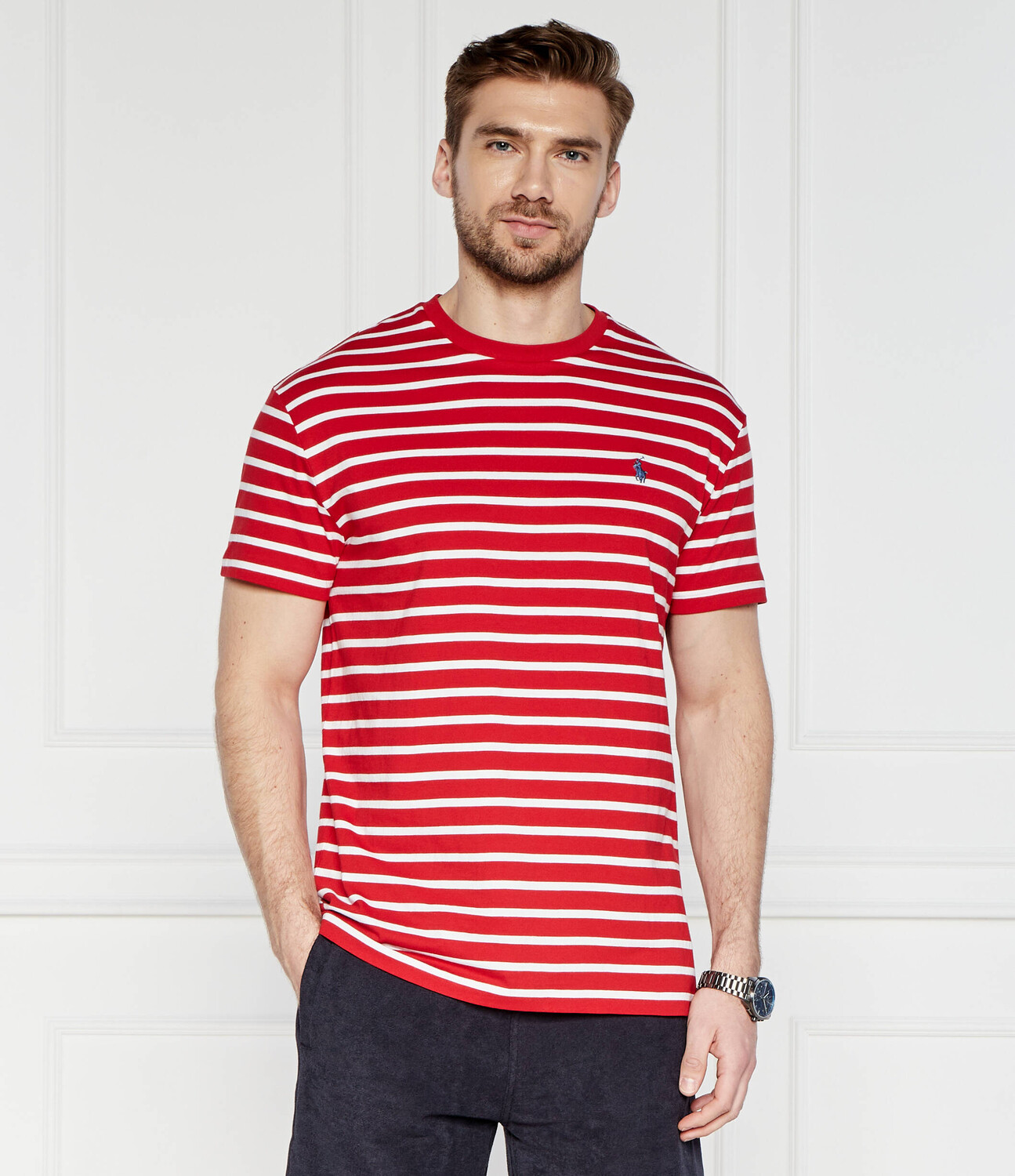 Футболка POLO RALPH LAUREN Casual fit, красный — фото 3