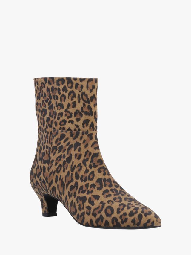 Nahla ботинки до щиколотки из кожи с леопардовым принтом Hush Puppies, Leopard — фото 2