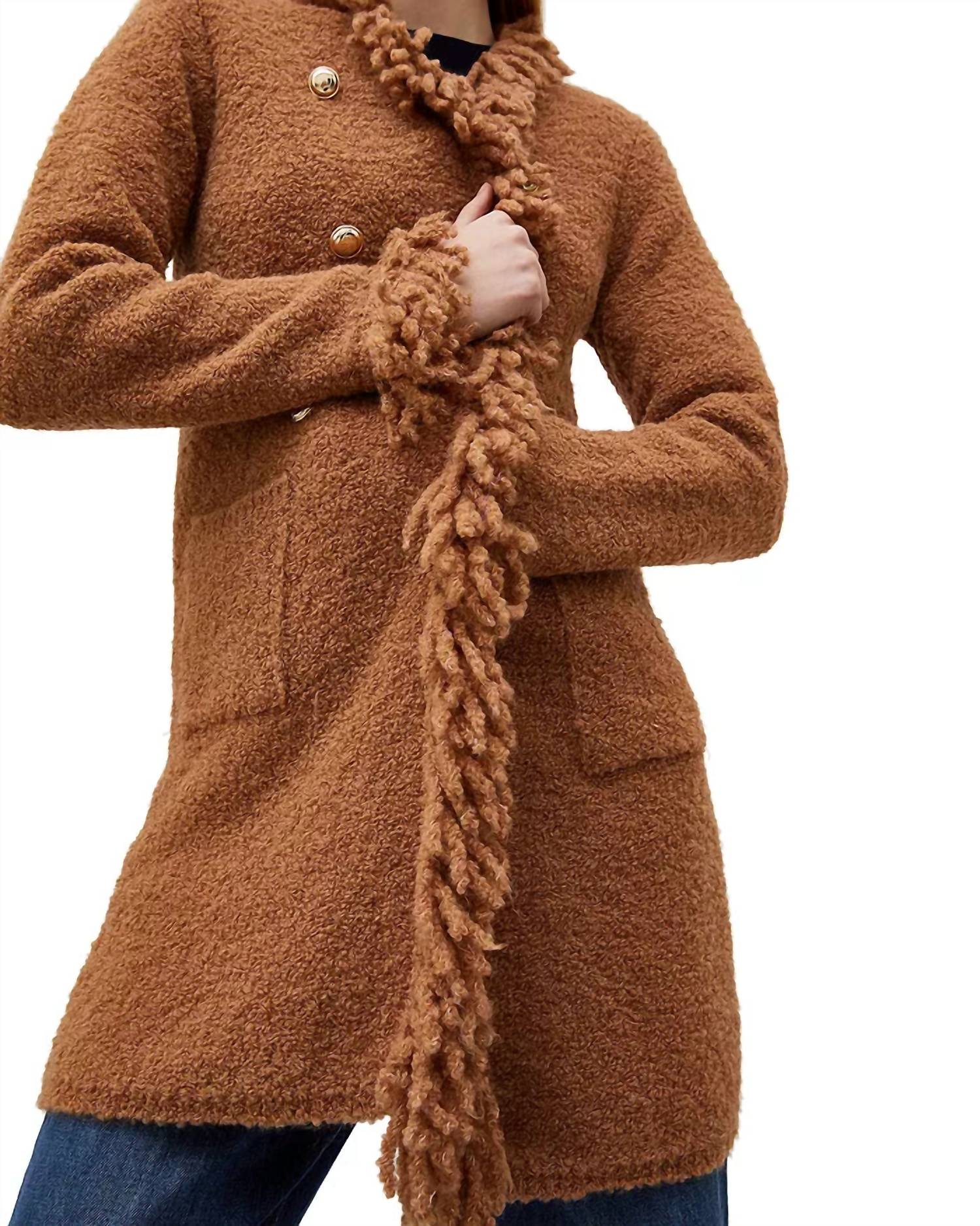 

Вязаный жакет Regina цвета Camel Marella