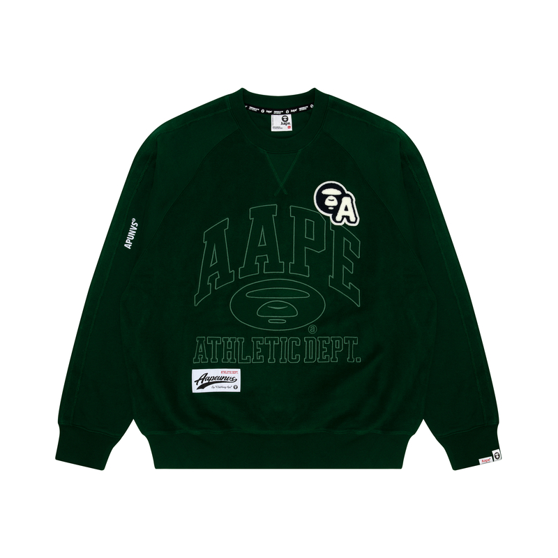 

Джерси свитер с вышитым логотипом Aape, черный BKX