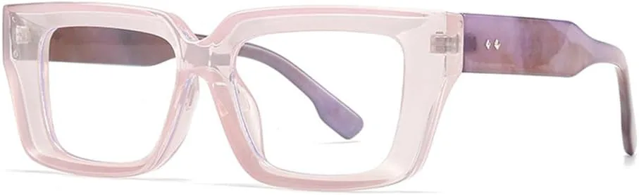 

Солнцезащитные очки UV400 - градиентные очки Rivet Punk для вождения, для женщин и мужчин, для бега и занятий спортом на открытом воздухе UYPTK, Purple Clear