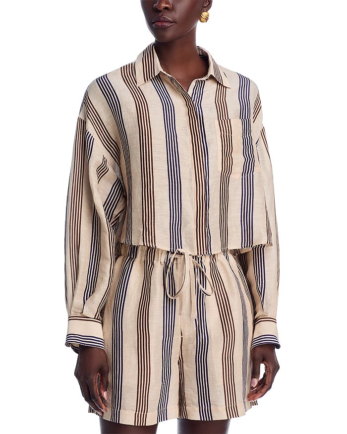 

Блуза "Beatrice" укороченная rag & bone, мультиколор