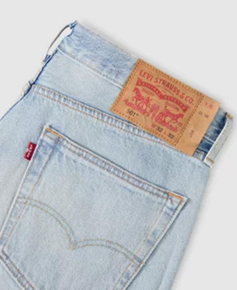 Мужские джинсы прямого кроя 501 в стиле 90-х Levi's, See Through — фото 3