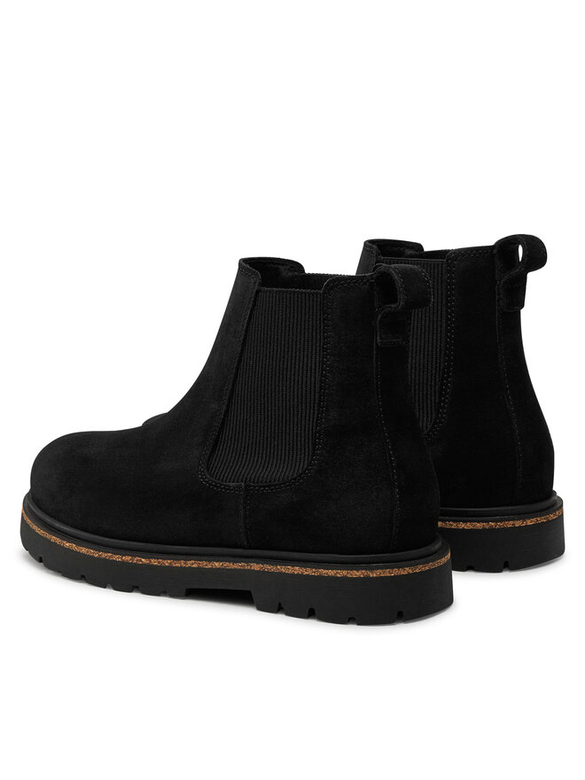 Ботинки женские Birkenstock челси на плоской подошве, черный — фото 3