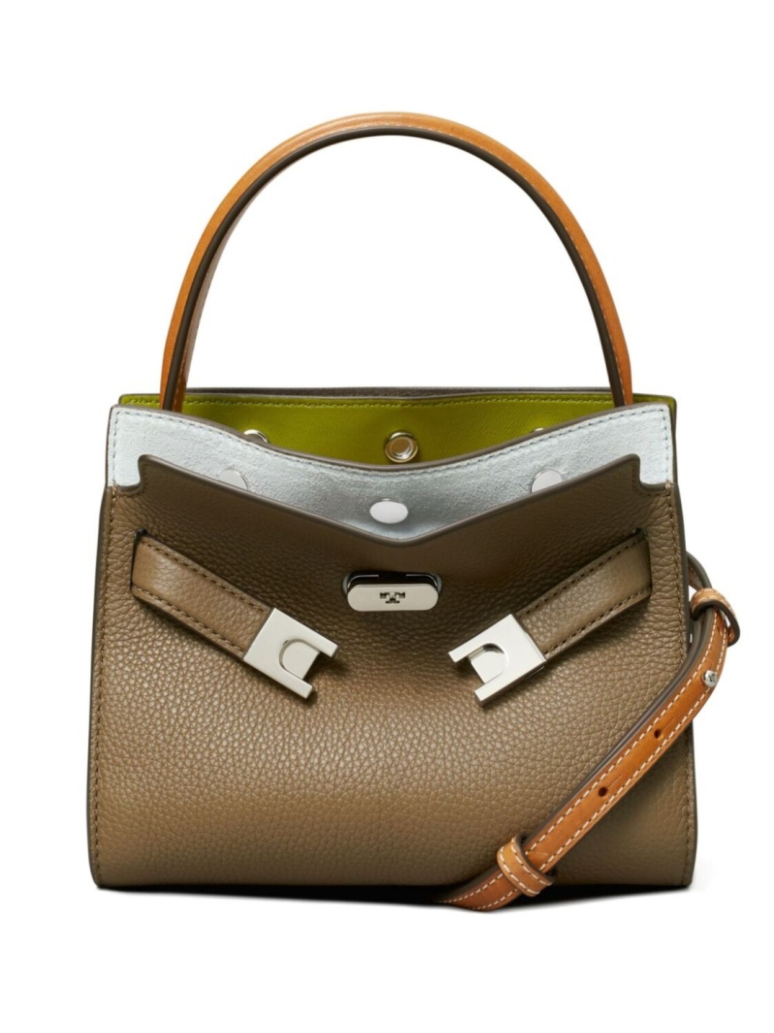 

Tory Burch маленькая сумка через плечо Lee Radziwill, коричневый
