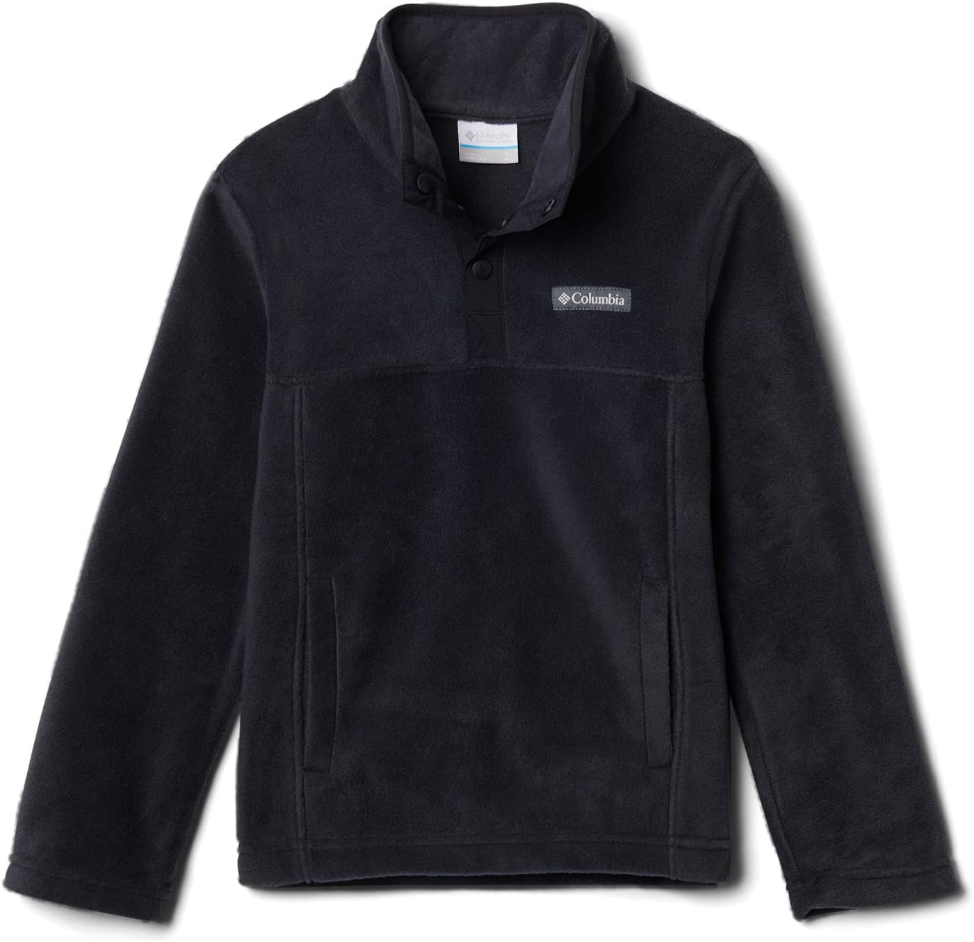 

Columbia unisex-child Steens Mtn 1/4 Snap Fleece Pull-over, Black