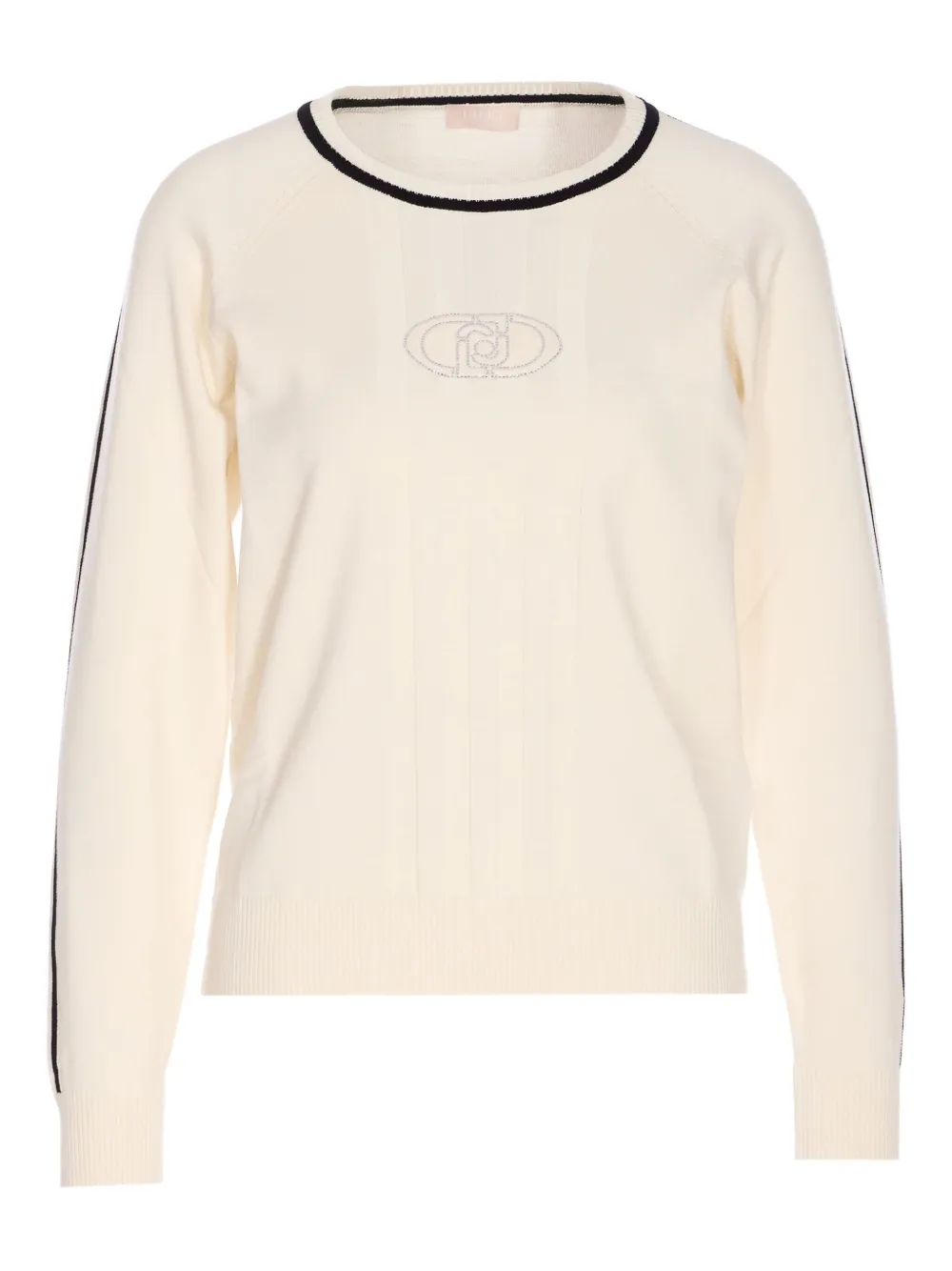 

Свитер с кристаллами Liu Jo, нейтральный