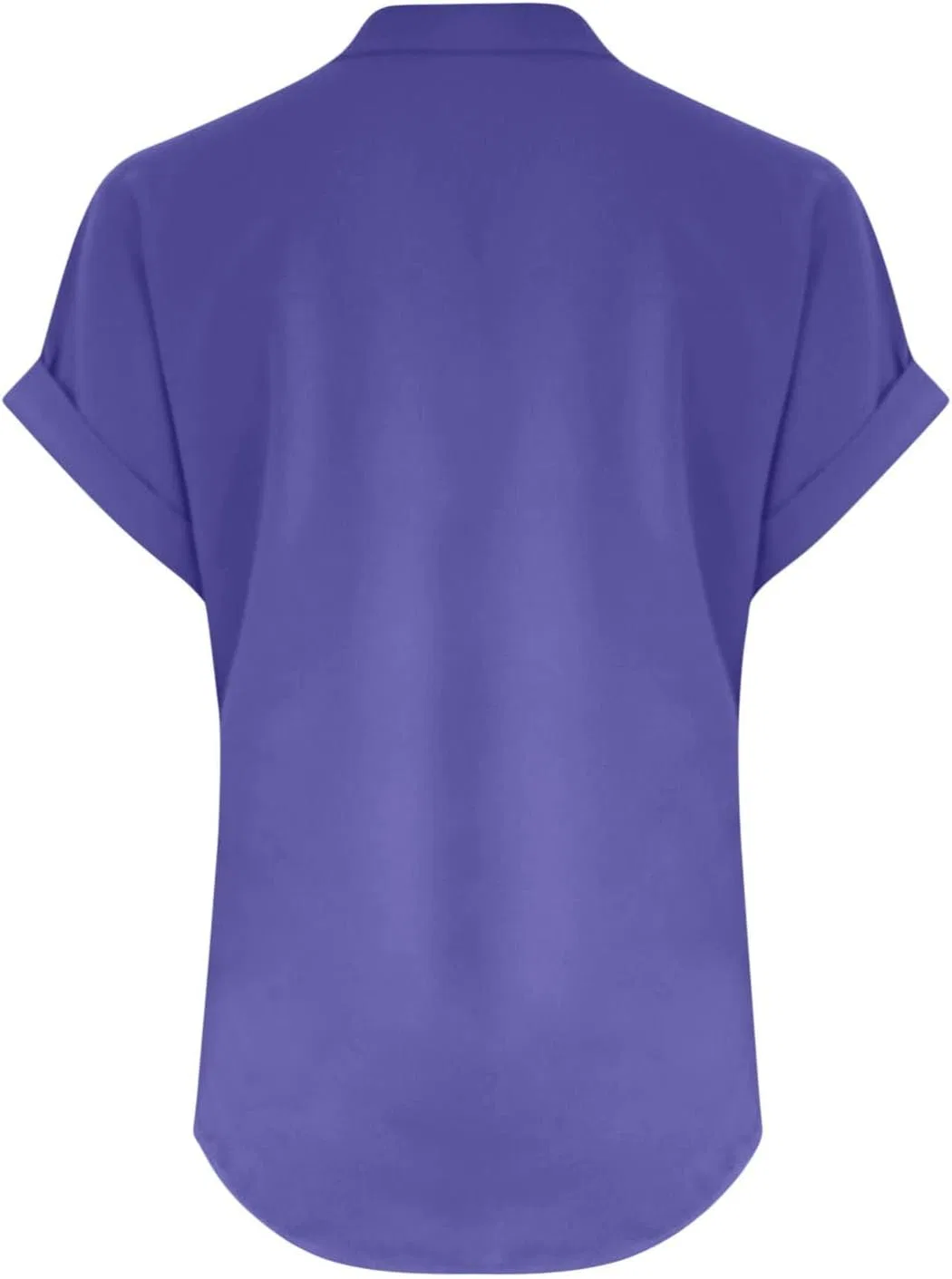 Женская блуза V-образным вырезом, бренд Generic, цвет 07-purple — фото 4