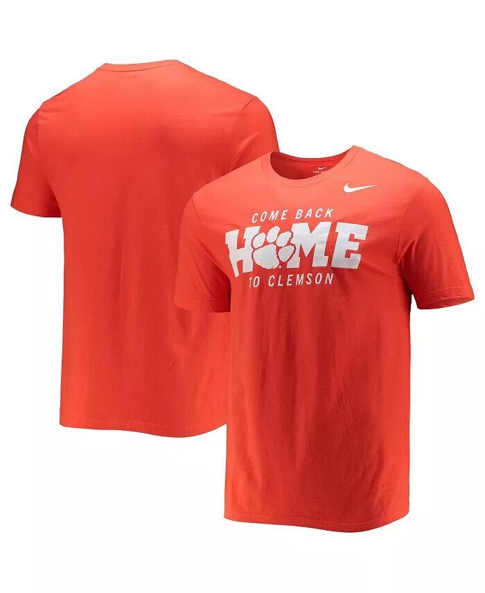 

Мужская оранжевая футболка Clemson Tigers Logo Mantra Nike