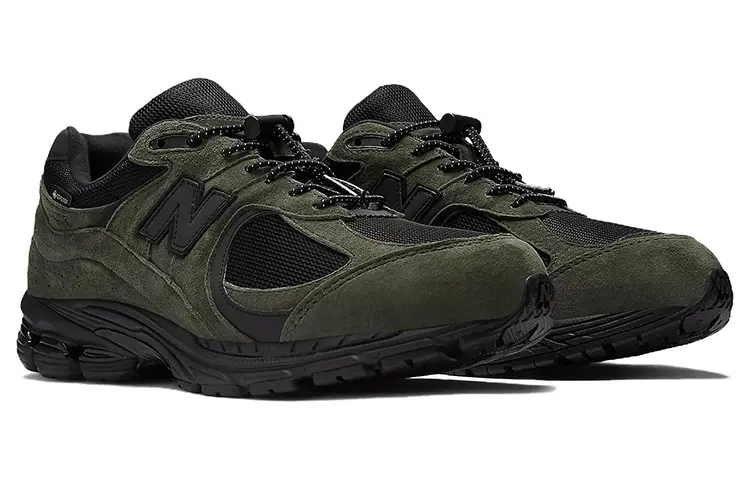 New Balance 2002R Gore Tex JJJJound Сосновый Зеленый Черный, цвет Green Black — фото 4