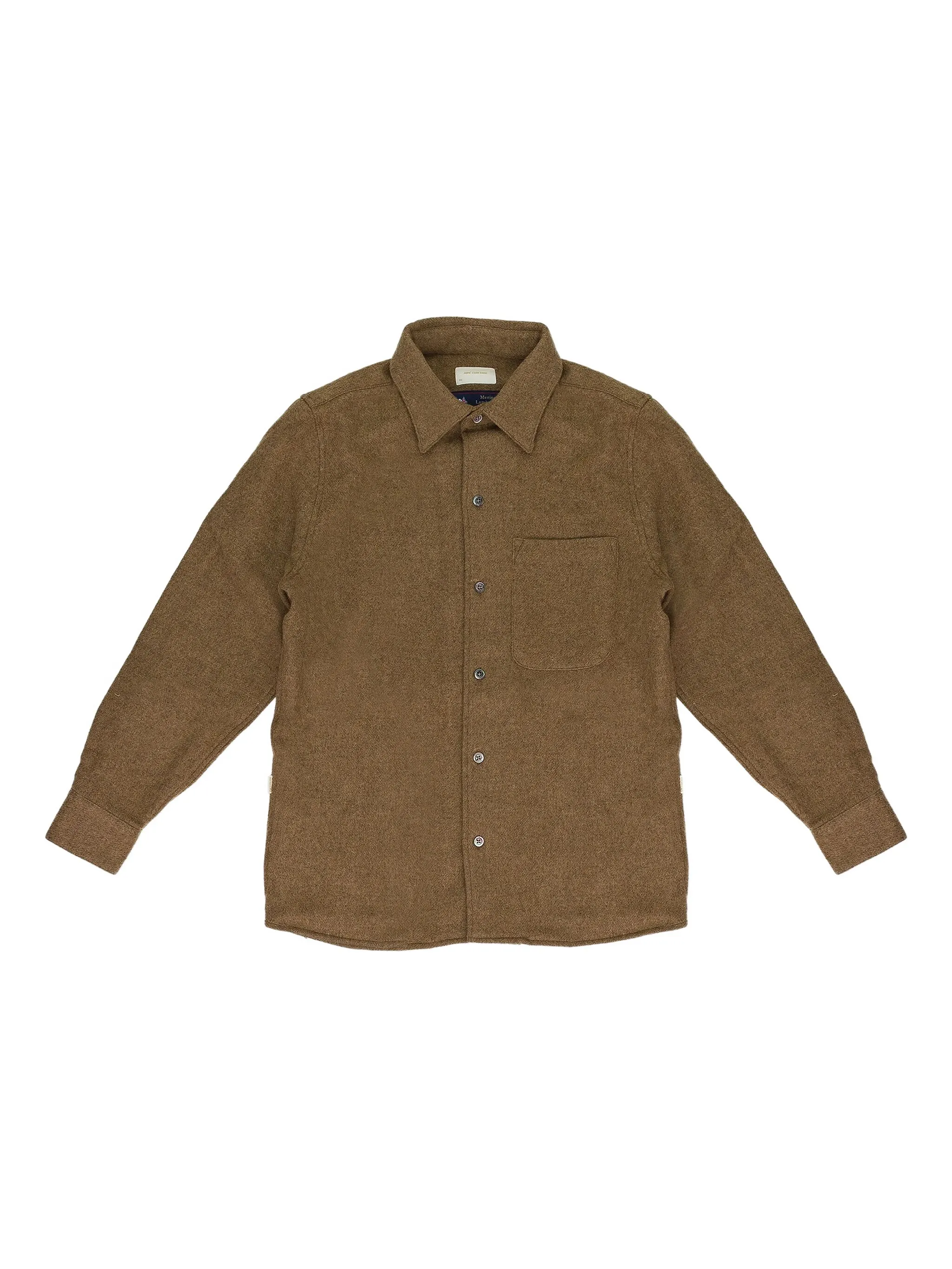

Рубашка из шерсти мериноса Aimé Leon Dore, коричневый