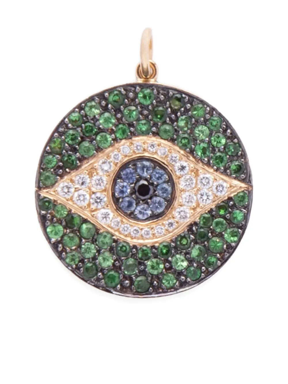 

Золотая подвеска Evil Eye с камнями Ileana Makri, золотой