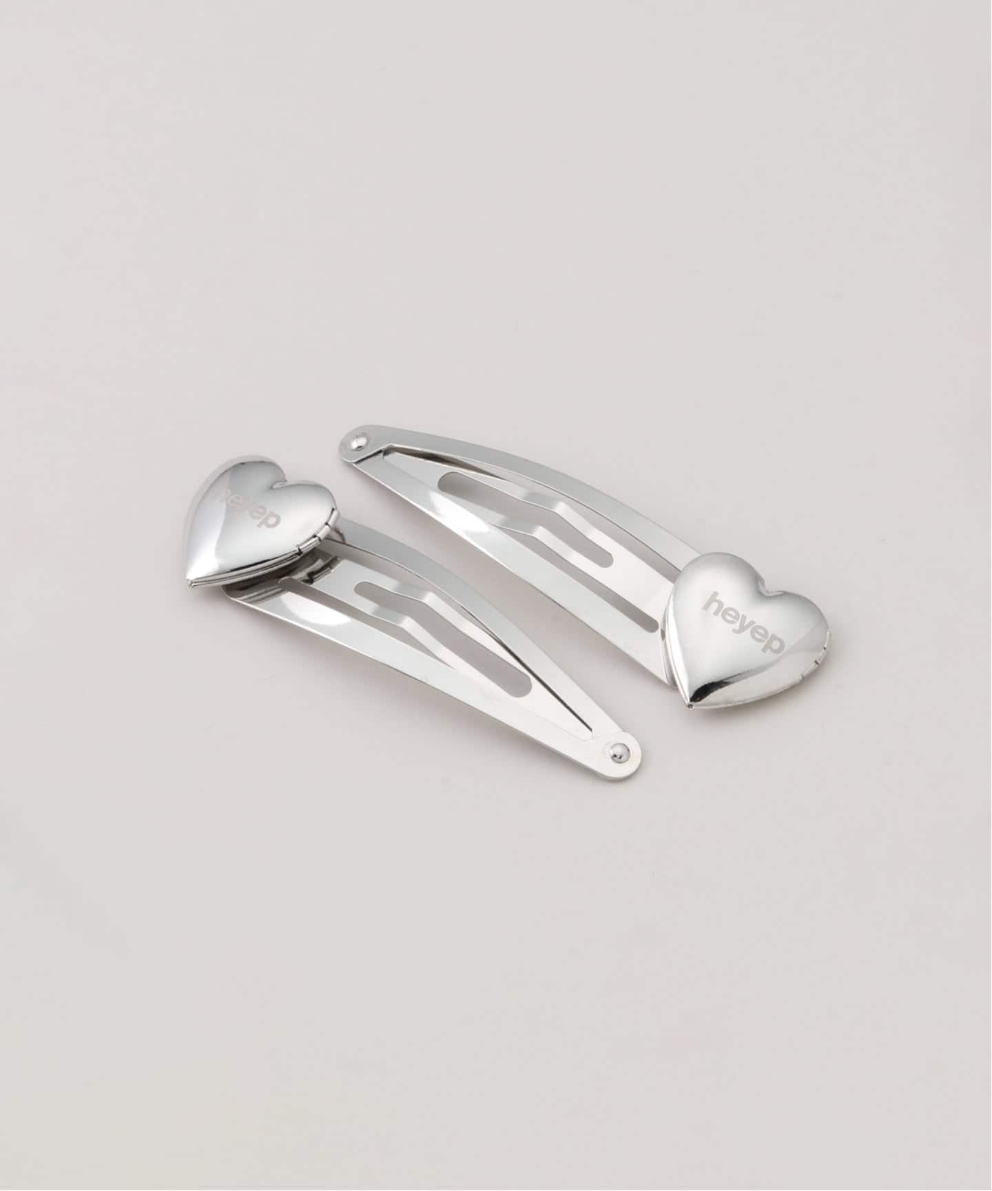 Заколки для волос в форме сердца heyep Grise, Silver