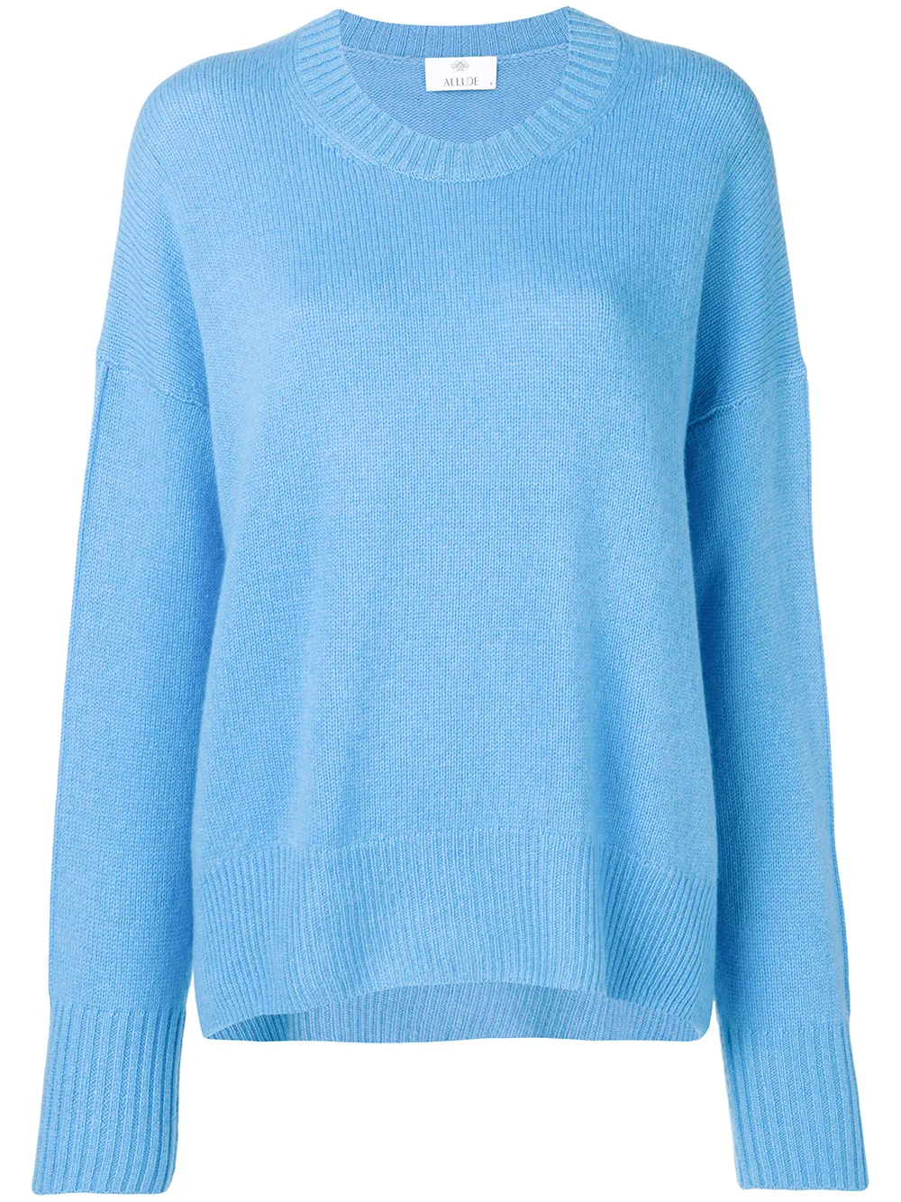 

Джемпер с круглым вырезом ALLUDE, синий