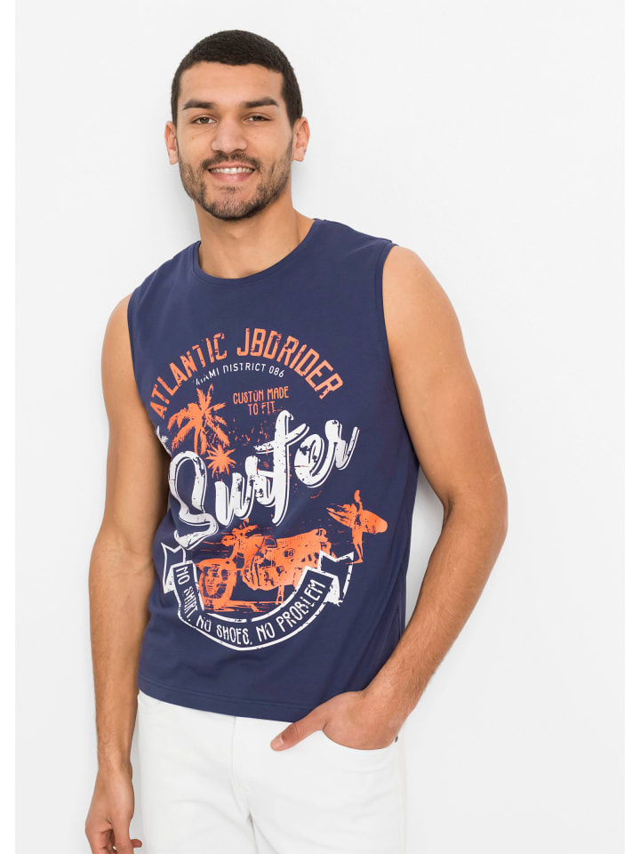 

Рубашка с принтом в дымчато-синем цвете + белый принт WITT WEIDEN