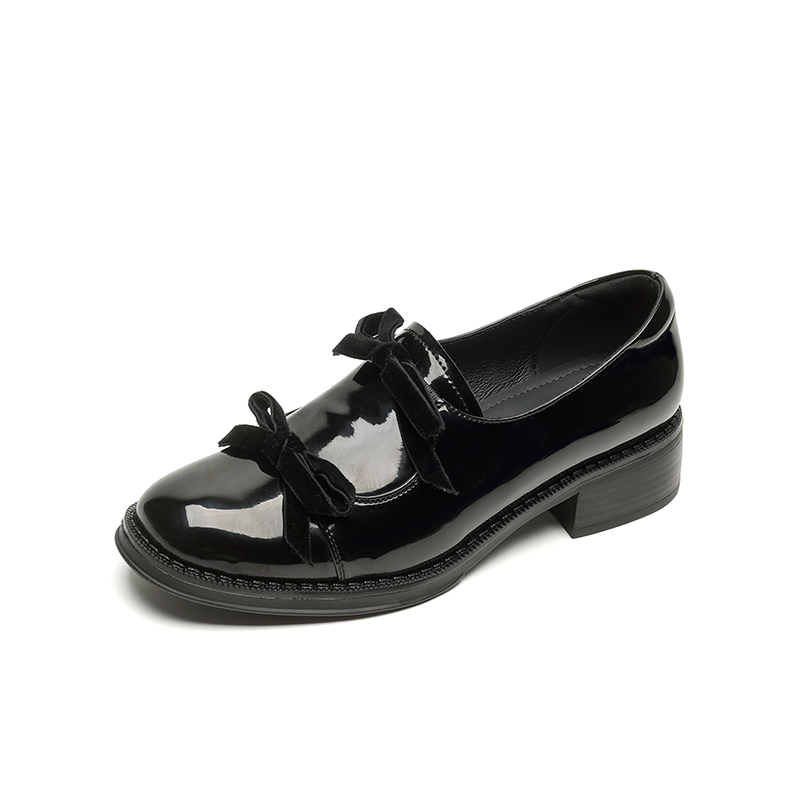 Yeezyy Reezy Женские лоферы на платформе 3,5 см черные, цвет Black