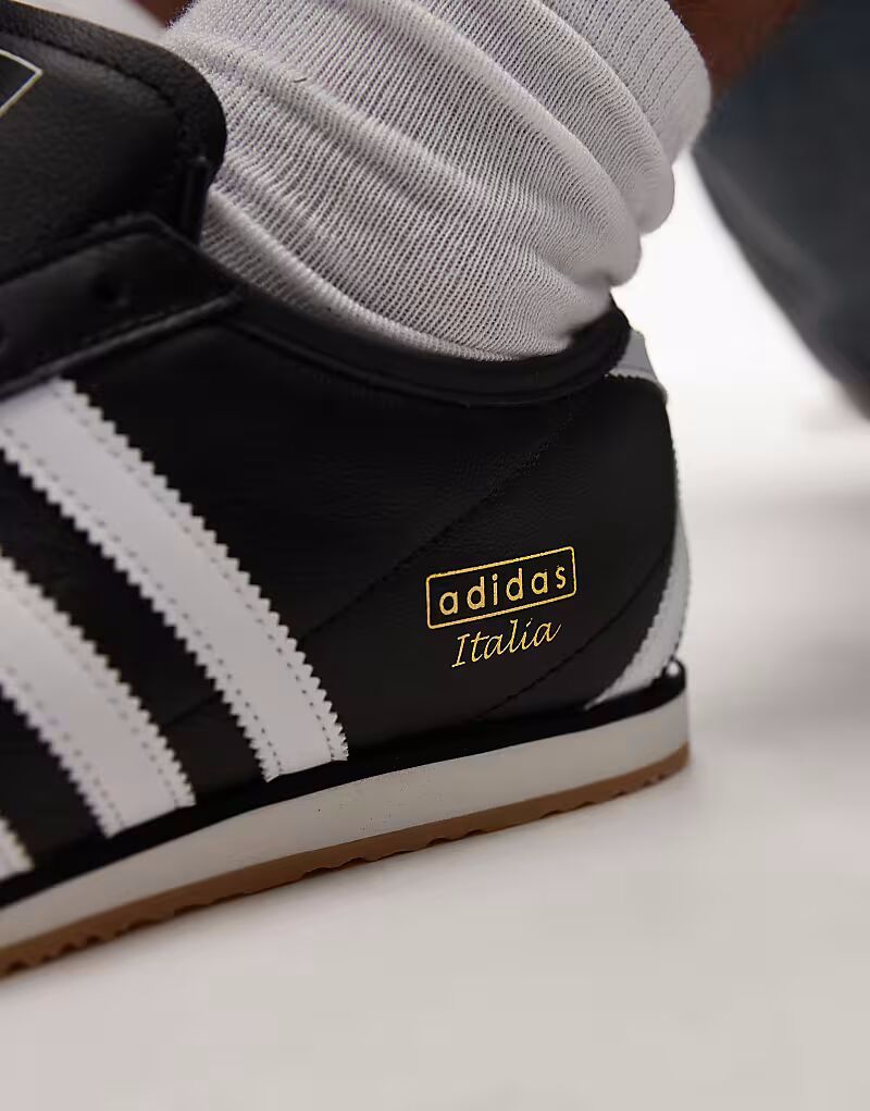 Кроссовки Adidas Originals Italia черного и белого цветов — фото 4